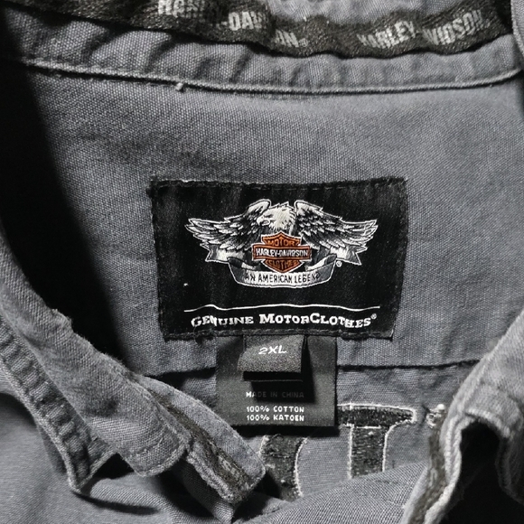 NWOT Harley-Davidson Sleeveless Men's Shirt size 2XL - Picture 3 of 3